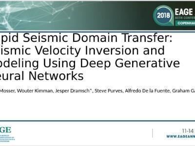 Rapid Seismic Inversion Paper Presentation