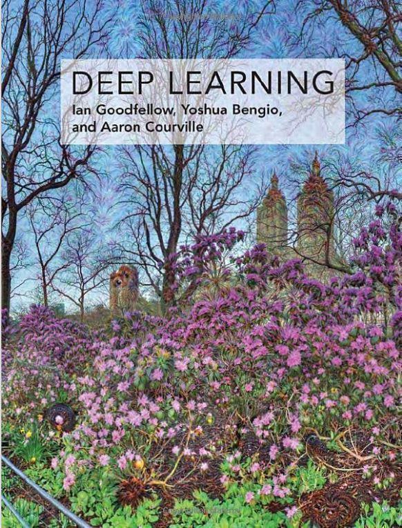 Cover of the deep learning book