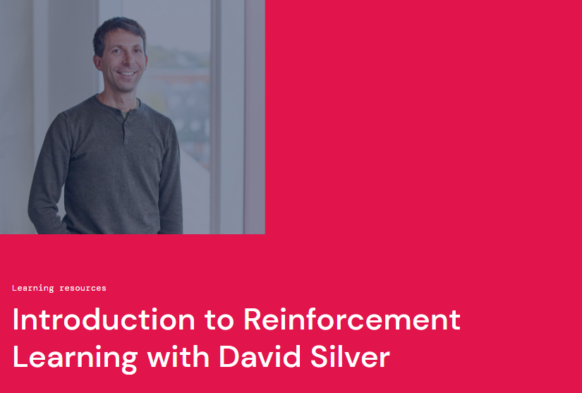 Screengrab of David Silver's Reinforcement Learning Course