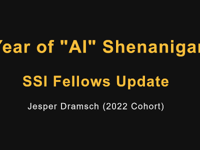 SSI Fellows Update