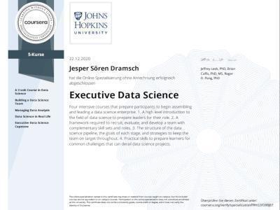 John's Hopkins<br />Executive Data Science