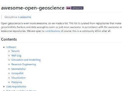Awesome Open Geoscience List<br />Maintainer 2.5 years