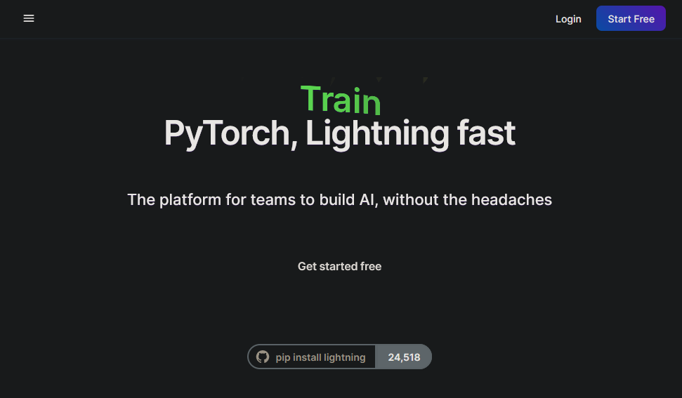Screengrab of Pytorch Lightning